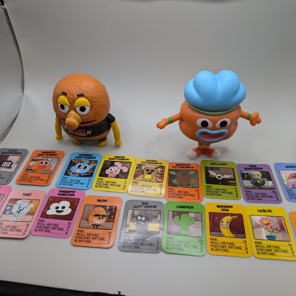 2018 McDonalds Gumball Rocky and Tobias Cases with 18 character clash cards